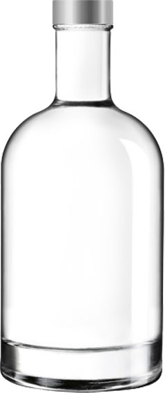 botella de agua de vidrio 500ml - Oslo
