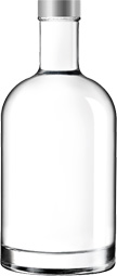 botella de agua de vidrio 750ml, 75cl - Oslo